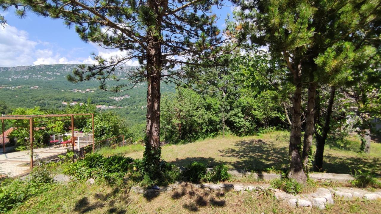 Amazing Sea-Mountain Valley View House With 3 Terraces And Huge Chill Gardens, 5Min From The Sea! Bribir  Εξωτερικό φωτογραφία